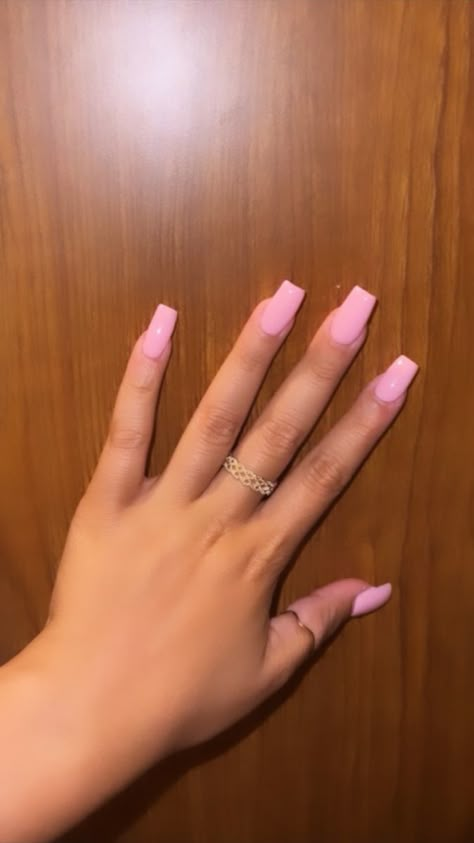 Solid Color Acrylics, Solid Colour Nails, Watch Tattoo, Pastel Nails Designs, Solid Color Nails, Ombre Acrylic Nails, Short Coffin Nails, Colored Acrylic Nails, Girly Acrylic Nails