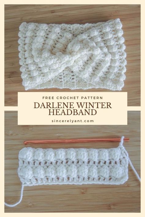 Christmas Crochet Headband, Free Crochet Patterns Headband, Diy Christmas Gifts Crochet, Crochet Winter Headband Pattern Free, Winter Headbands Crochet, Crocheted Christmas Gifts, Crochet Earwarmer Pattern Free, Easy Crochet Headband Pattern Free, Winter Crochet Patterns Free