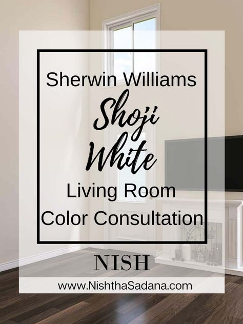 E-Design With Sherwin Williams Shoji White - NISH White Living Room Colors, Red Brick Paint, Sherwin Williams Shoji White, Transitional Style Interior Design, Navy Blue Paint Colors, White House Interior, Picking Paint Colors, Color Consultation, Exterior Color Palette