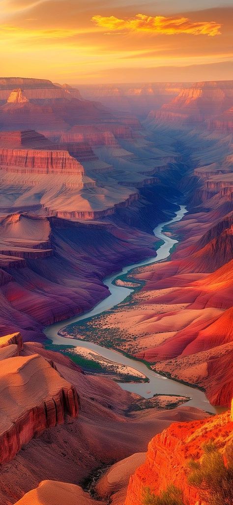 Grand Canyon Wallpaper, Grand Canyon Photography, Love Mother Earth, Wallpaper View, The Hills Are Alive, Majestic Landscape, Landscape Wallpapers, Green Peace, Scenic Pictures