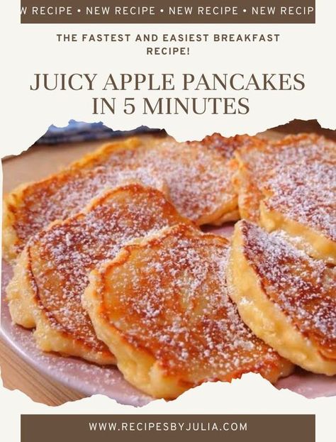 Yoghurt Pancakes, Polish Kitchen, Bake Healthy, Apple Pancakes, Things To Cook, Yogurt Cups, Things To Eat, Pinch Of Salt, Breakfast Recipes Easy