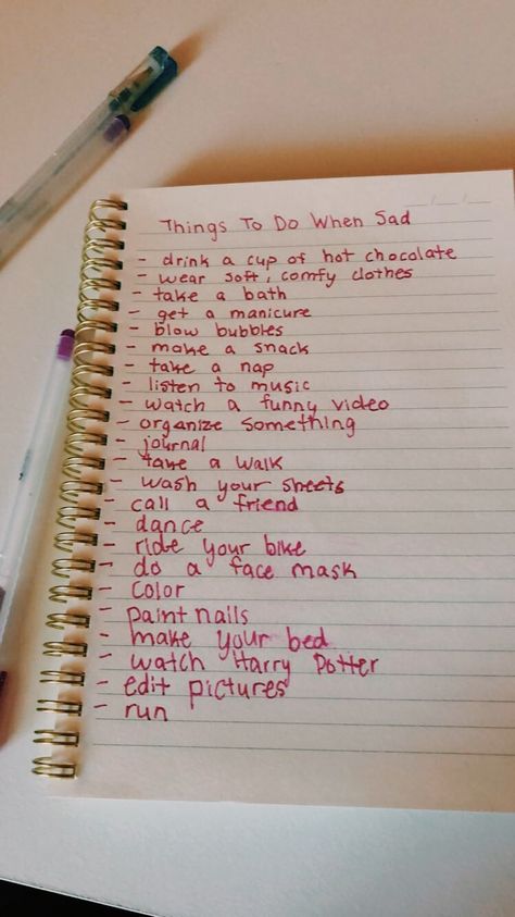 things to do when you’re sad :( Things To Do When Your Feeling Crafty, Things To Make U Feel Better, Things To Do To Make You Feel Alive, Things To Do To Feel Better, Things To Do When You Feel Down, Things To Do To Make You Feel Better, Things To Write About When Bored, What To Do When You Feel Down, Things To Do In School When Bored