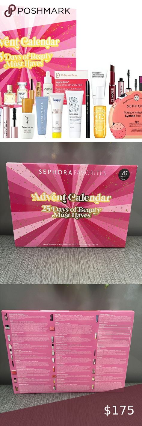 Sephora Favorites Advent Calendar Sephora Favorites, Dr Dennis Gross, Holiday 2022, Beauty Must Haves, Christmas Wishlist, Beauty Brand, Favorite Holiday, Christmas List, Body Lotion