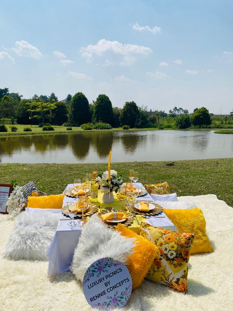 Luxury Picnic Ideas, Lux Picnic, Black Picnic, Green Picnic, Picnic Decor, Backyard Dinner, Picnic With Friends, Backyard Dinner Party, Luxury Picnic