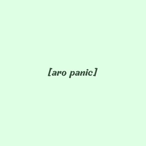 Green background with the words "[aro panic]" written in dark green Aro Aesthetic, Aromantic Aesthetic, Charlie Spring Heartstopper, Charlie Spring, Speak Spanish, Don't Speak, How To Speak Spanish, Laptop Wallpaper, Main Characters