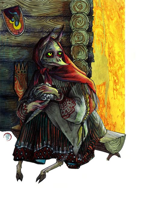 Folklore Spirits, Polish Mythology Creatures, Russian Folklore, Folklore Creatures Art, Monster Folklore, Russian Mythology Creatures, Polish Folklore Creatures, Slavic Folklore Creatures, Russian Mythology