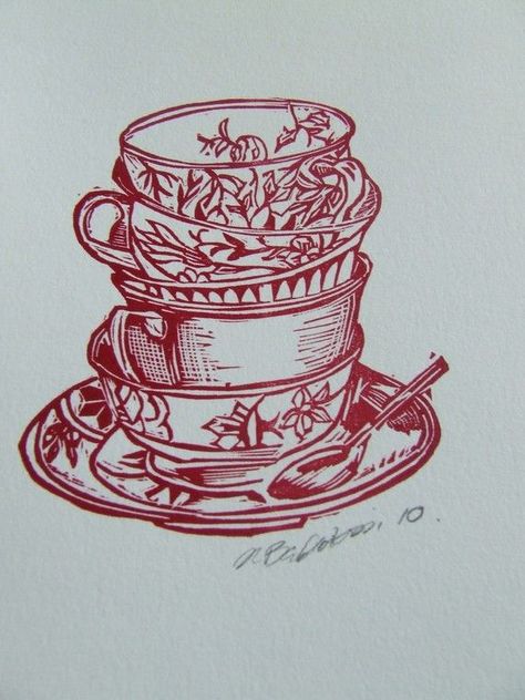 Dragonfly Tatoos, Aesthetic Graphics, Coffee Cup Art, Linoleum Print, Linocut Printmaking, Lino Art, Lino Cuts, Lino Printing, Tiny Studio