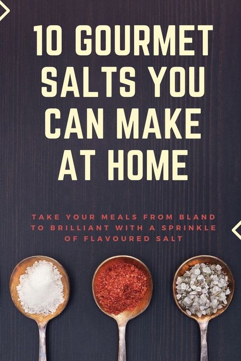 Homemade Cooking Salts, Homemade Salts Recipe, How To Make Flavored Salt, Seasoned Salts Diy, Red Salt Recipe, Infused Sea Salt Recipes, Homemade Salt Mixes, Diy Flavored Salt Gifts, Homemade Finishing Salt