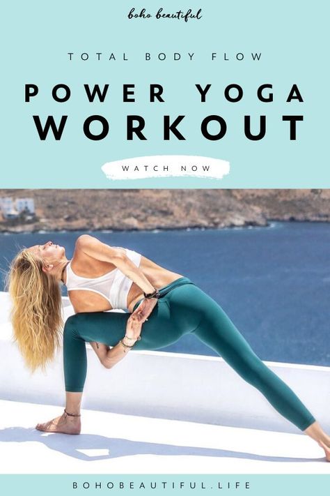 Power Yoga Flow, Boho Beautiful Yoga, Power Yoga Workout, Yoga Flow Sequence, Boho Beautiful, Yoga Posen, Power Yoga, Beautiful Yoga, Online Yoga