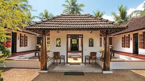 Traditional Kerala House, Kerala House Plan, Kerala Kitchen, House Plan And Elevation, Dream House Farmhouse, Elevation Architecture, Kerala Traditional House, Plan And Elevation, Kerala Architecture