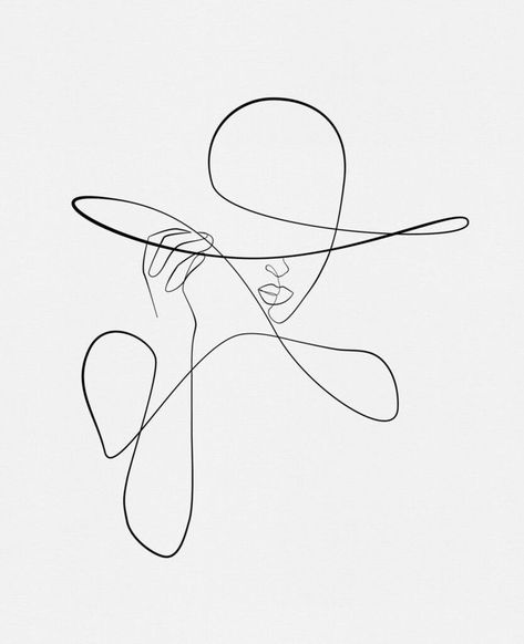 Art Abstrait Ligne, A Line Drawing, 달력 디자인, Minimalist Drawing, Abstract Face Art, Line Art Design, Art Minimaliste, Outline Art, Fashion Wall Art