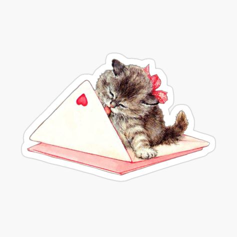 Collage Notebook, Valentines Day Cat, Pink Pilates Princess, Bows Pink, Future Boy, Pink Pilates, Valentine Stickers, Macbook Stickers, Iphone Case Stickers