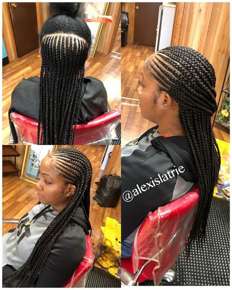 1 Layer Feed In Braids, Winter Braids, Vacation Braids, Braids Weave, Feed In Ponytail, Braid Game, Scalp Braids, Lemonade Braids Hairstyles, Feed In Braids