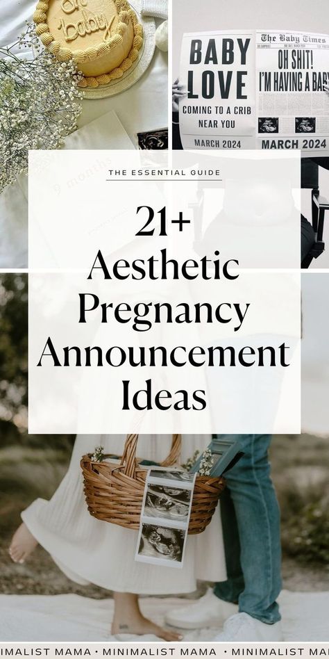 The absolute prettiest aesthetic pregnancy announcement inspo I'm obsessing over - from totally creative baby announcements & unique pregnancy announcement ideas to super simple ideas you can DIY - SAVE to your creative baby announcement inspo board / we're expecting announcements for later! Baby Announcement January 2025, Way To Tell Your Husband Your Pregnant, Telling Bf Im Pregnant, Pregnancy Announcement In February, Baby Shower Announcement Ideas, Gender Reveal With Family, Were Pregnant Announcement Ideas, Baby Announcement Photoshoot Spring, Spouse Pregnancy Announcement