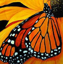 Butterfly Art Projects, Monarch Butterflies Art, Butterfly Acrylic Painting, Painting Class Ideas, Butterfly Quilt Pattern, Pop Art Girl, Painted Artwork, Angel Painting, Cottage Art