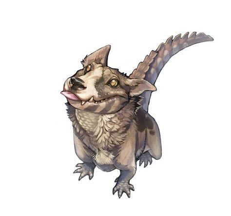 Crocdog Mythical Animal, Cute Fantasy Creatures, Fantasy Beasts, Creature Drawings, Fantasy Monster, Fantasy Creatures Art, Arte Sketchbook, Mythical Creatures Art, Mythological Creatures