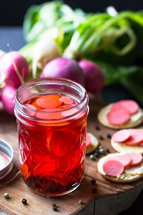 Pickled Radish Recipe, Radishes Recipe, Quick Pickled Radishes, Jessica In The Kitchen, Pickled Radish, Japanese Pickles, Gluten Free Lasagna, Quick Pickled, Radish Recipes