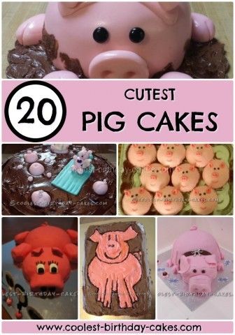 Piggy Birthday Cake Ideas, Pig Shaped Cake, Pig Roast Dessert Ideas, Pig Cakes Ideas, Pig Cakes Birthday, Womans Birthday Cake, Pig Themed Food, Piggy Cake Ideas, Pig Smash Cake