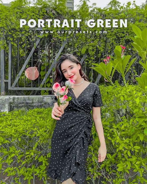 Lightroom Presets Green, Green Lightroom Preset, Lightroom Raw, Green Preset, Dslr Photo, Photoshop Presets Free, Top Lightroom Presets, Full Background, How To Use Lightroom