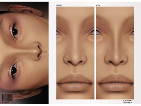 Nose Contour Sims 4, Ts4 Contour Cc, Nose Overlay Sims 4 Cc, Sims 4 Makeup Contour, Sims 4 Body Contour, Sims4 Contour, Nose Shadow Sims 4, Contour Cc Sims 4, Ts4 Contour