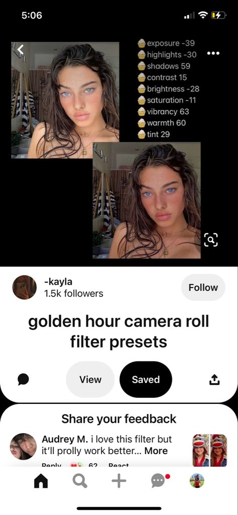 Filters Apple Photos, Golden Hour Camera Roll Filter, Grainy Filter, Songs Recommendations, Kevin Carden, Filter Presets, Vintage Photo Editing, Phone Photo Editing, Good Photo Editing Apps