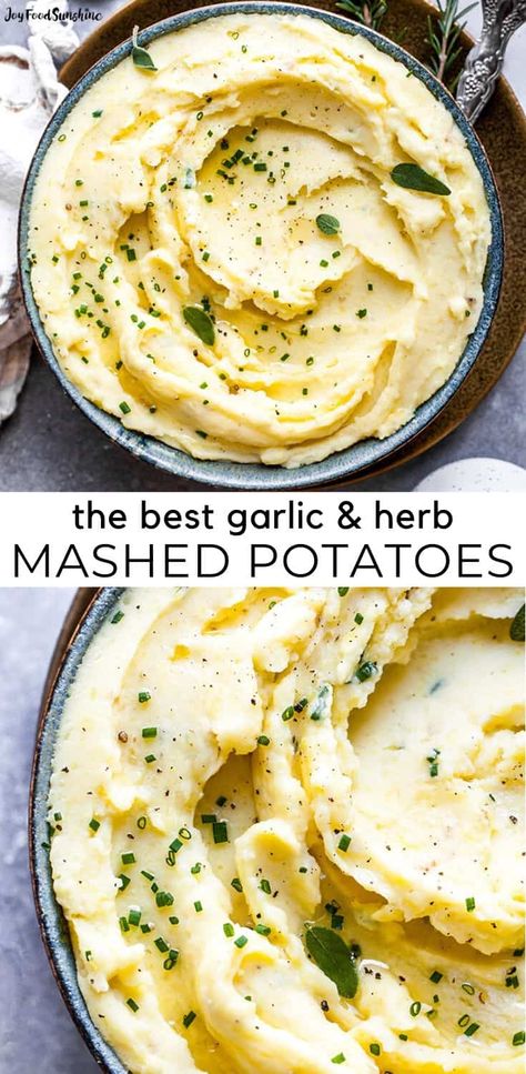 Ranch Mashed Potatoes, Garlic Mashed Potatoes Recipe, Roasted Garlic Mashed Potatoes, Vegan Mashed Potatoes, Perfect Mashed Potatoes, Best Mashed Potatoes, Mashed Potatoes Recipe, Resep Diet, Salad Pasta