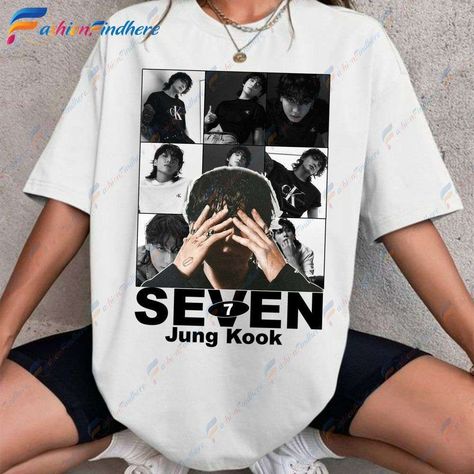 JJK1 Solo T-Shirt Vintage Jungkook Seven Album, Kpop Bangtan Design Check more at https://fashionfindhere.com/product/jjk1-solo-t-shirt-vintage-jungkook-seven-album-kpop-bangtan-design/ Jungkook Seven, Album Kpop, Solo Album, Korean Products, Kpop Merch, Trending Tshirts, Foto Bts, Hottest Trends, Vintage Tshirts