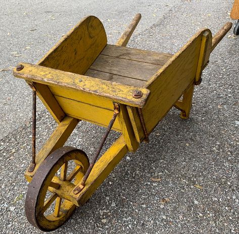 Honeycomb Wallpaper, Wooden Wheelbarrow, Antique Wagon, Wood Cart, Wooden Ideas, Wooden Cart, Wheel Barrow, Wheelbarrows, Pallet Projects Furniture