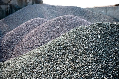 Rock And Stone, Mix Concrete, Sand And Gravel, Filling Station, Road Construction, Heavy Industry, Stone Texture, Black Sand, Grey Stone