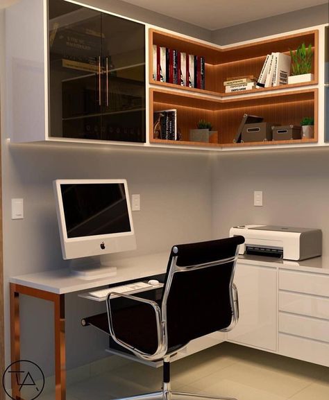 [New] The 10 Best Home Decor (with Pictures) -  Olha essa dica de home office  By: @tendenciaarqeinteriores #ape #apartamentopequeno #ape1208up #trisul #elevbras #sp #bras #sampa #instagood #instahome #decor #decoracao #instadecor #homeoffice #escritorio Home Office Setup Ideas, Home Study Rooms, Home Office Furniture Design, Tv Unit Furniture Design, Feature Wall Design, Study Table Designs, Cool Room Designs, Tv Unit Furniture, Study Room Design