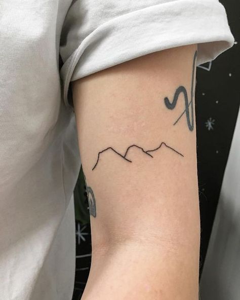 Three Sister Mountain Tattoo, Three Sisters Mountain Tattoo, Three Sister Tattoos, 3 Sisters, Mountain Tattoo, Sister Tattoos, Three Sisters, Get A Tattoo, A Tattoo