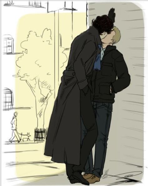 More Johnlock Johnlock Fanfiction, Sherlock Meme, Johnlock Fanart, Sherlock Holmes John Watson, John Lock, Sherlock Art, John Russell, Watson Sherlock, Mrs Hudson