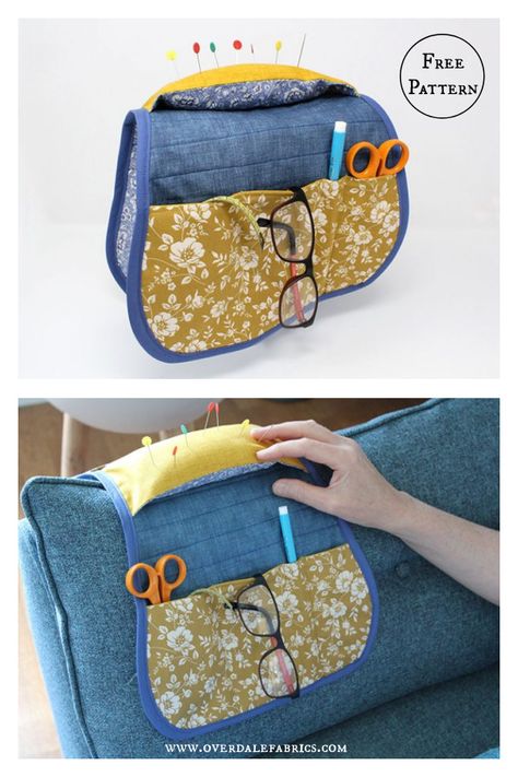 Armchair Sewing Organizer Caddy Free Sewing Pattern Armchair Organizer Pattern, Arm Chair Sewing Caddy Pattern Free, Armchair Sewing Caddy Pattern Free, Arm Chair Caddy Pattern Free, Armchair Caddy Pattern Free, Arm Chair Caddy Pattern, Couch Caddy, Caddy Diy, Sewing Organizer