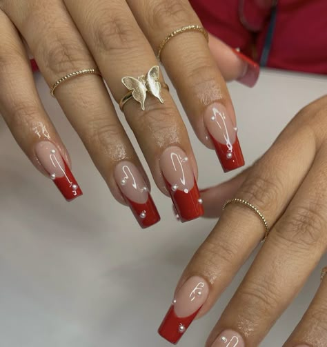 Finger Biting, Birmingham City University, Tapered Square Nails, Creative Nail Art, Blush Nails, French Tip Acrylic Nails, Classy Acrylic Nails, Birmingham City, Pearl Nails