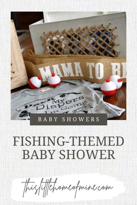 Fishing Baby Shower Centerpieces, Fish Themed Baby Shower Ideas Boy, Fishing Baby Shower Food, Fish Theme Baby Shower Ideas, Baby Boy Fishing Shower Ideas, Fisherman Baby Shower Ideas, Little Fisherman Baby Shower Ideas, Fishing Baby Shower Theme Decorations, Fishing Themed Baby Shower Ideas