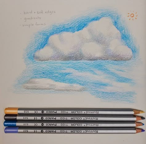 Check out this amazing coloured pencil cloud demo made by Instructor Fei! ☁️✏️ If you want to learn how to draw like this and unleash your creativity, check out our art courses taught by professional artists! 👨‍🎨👩‍🎨⁠ ⁠Sign up now! . . . . . #clouddrawing #pencildrawing #clouds #cloudart #realisticdrawing #art How To Draw Clouds With Colored Pencils, How To Color Clouds With Colored Pencils, Cloud Drawing Color Pencil, Color Pencil Clouds, How To Draw Clouds With Pencil, Clouds Colored Pencil, Colour Pencil Drawing For Beginners, Color Pencil Art For Beginners, Asynchronous Learning