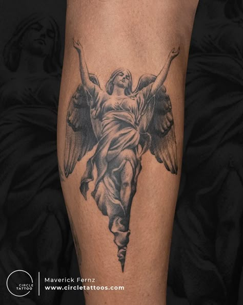 Circle Tattoo, Sharpie Tattoos, Half Sleeve Tattoos For Guys, Angel Tattoo Designs, Religious Tattoos, Greek Tattoos, Cool Small Tattoos, Small Tattoos For Guys, Badass Tattoos