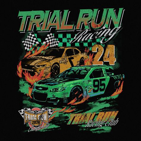 Graphic for Tees - Racing Style latest works, done for my clients. - Trial Run: hcconner - Coldheart: khalilfoster - Cassten Everidge: ceracing - Campagne Razors: nbkgaming13 - Augus Carter: brucie2x #nascardesign #nascarracing #graphic #design #tshirt #merch #designtshirt #tshirtdesign #teedesign #graphics Graphic Design Tshirt, Tshirt Merch, Car Graphic Tee, Graphic Portfolio, Drift Racing, Races Style, Racing Design, Cars Tees, Album Art Design