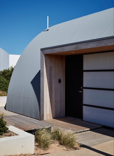 Nissen Hut, Cool Sheds, Oak Timber Flooring, Quonset Hut Homes, Quonset Homes, Shed Cabin, Silo House, Hut House, Quonset Hut