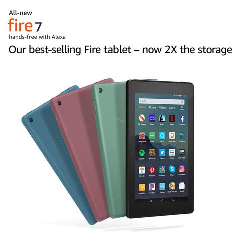 Fire 7 Tablet for Less than $30! Number of stars: 4.2 out of 5. That makes these Kindle Fires almost disposable! But get the case so they will be protected! 7' IPS display; 16 or 32 GB of internal storage (add up to 512 GB with microSD) Faster 1.3 GHz quad-core processor Up to 7 hours of reading, browsing the web, watching video, and listening to music Now Alexa hands-free 1 GB of RAM 2 MP front and rear-facing cameras with 720p HD video recording Dual-band Wi-Fi CLICK HERE to grab this deal Tha Homeschool Science Curriculum, Kindle Fire Tablet, Latest Ipad, Disinfecting Wipes, Fire Tablet, Amazon Devices, 7 Hours, Homeschool Science, Kindle Fire