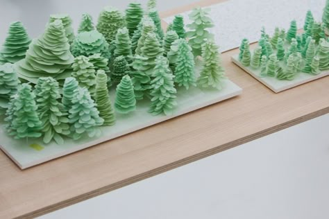 junya ishigami Architecture Model Trees, Architectural Trees, Tree Architecture, Maquette Architecture, Junya Ishigami, Villa Architecture, Site Model, Tree Model, Model Tree