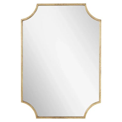 Signature Hardware Ulric Decorative Bathroom Vanity Mirror & Reviews | Wayfair Contemporary Wall Mirrors, Wall Accent, Mirror Wall Bathroom, Girls Bathroom, Signature Hardware, Bathroom Vanity Mirror, Mirrors Wayfair, Metal Homes, Frame Display