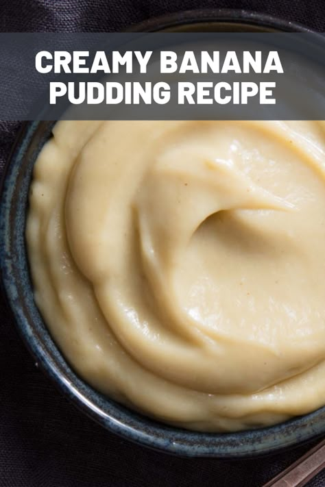 Banana Curd Recipe, Authentic Banana Pudding, Banana Sweetened Condensed Milk, Fresh Banana Recipes, Banana Flavored Pudding, Banana Creme Pudding, Banana Sauce Recipe, Banana Custard Recipe, Original Banana Pudding Recipe