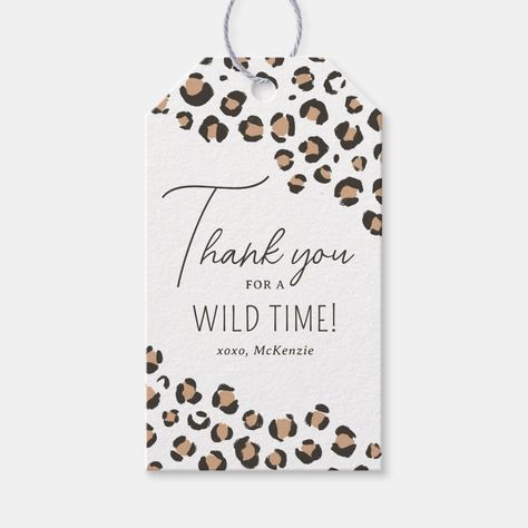 Say thank you to friends and family for attending your little one's birthday party with the leopard print favor tags. Leopard Birthday Party Ideas, Leopard Print Birthday Party, Leopard Birthday Parties, Leopard Print Birthday, Leopard Print Party, Leopard Birthday, Leopard Print Gifts, Leopard Party, Dirty 30