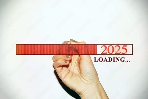 New Year Loading 2025 Wishes Images GIFs to Kickstart the Countdown New Year Loading, New Year Promises, 2025 Wishes, Wishes Images, The Arrival, The Year, Clock, Gif