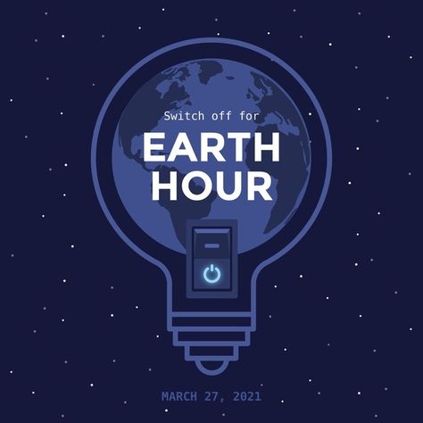 Flat design earth hour light bulb Vector Earth Hour Poster Design, Earth Hour Poster, Diwali Graphics, Earth Hour Day, Creative Plates, Earth Day Drawing, Planet Graphic, Globe Earth, Earth Hour