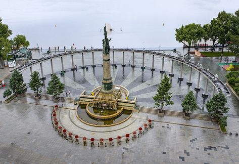 Check out the Harbin Flood Control Memorial Tower in Stalin Park in #Harbin, #Heilongjiang province! It was built to commemorate the victory of the people during the great flood in 1957. In 2017, it was included in the second group of China's 20th-century architectural heritage list. Heilongjiang China, Harbin China, Harbin, Travel And Tourism, Victorious, 20th Century, Tourism, Tower, China