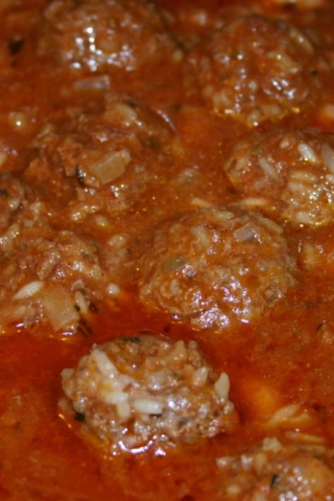 Porcupine Meatballs Skillet Porcupine Meatballs, Porcupine Meatballs Oven, Porcupine Meatballs Easy, Porky Pine Meatballs, Porcupine Meatball Recipe, Porcupine Recipe, Barbeque Meatballs, Pork Meatballs Recipe, Porcupine Balls