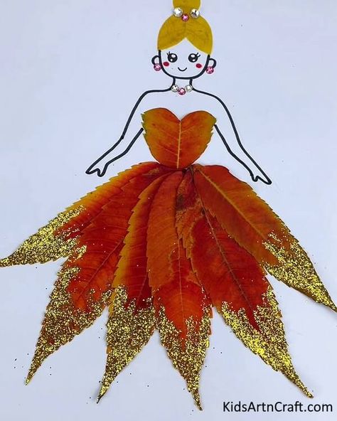 Leaf People Art, Leaf Kids Crafts, Art Projects With Leaves, Leaf Fairy Craft, Leaf People Craft For Kids, Leaves Arts And Crafts For Kids, Autumn Drawing Ideas Easy, Leaf Art Kids, Autumn Craft Ideas For Kids