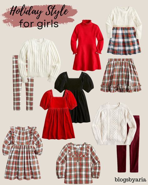 Holiday style for girls. Holiday party style. Christmas card outfits for girls Follow my shop @BlogsbyAria on the @shop.LTK app to shop this post and get my exclusive app-only content! #liketkit #LTKHoliday #LTKkids #LTKsalealert @shop.ltk https://liketk.it/3RCSL Christmas Outfit For Kids Girl, Girls Holiday Outfits, Girls Holiday Dresses Christmas, Christmas Outfits For Girls 10-12, Christmas Card Outfits, Christmas Dress For Girls 10-12, Plaid Christmas Dress Toddler, Girls Holiday Outfit, Girls Holiday Dresses